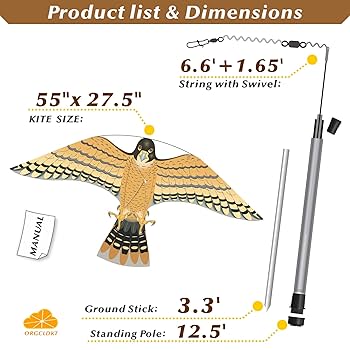 Amazon.com: ORGCLDKT-Bird Scare Kit/12.5FT Telescopic Pole